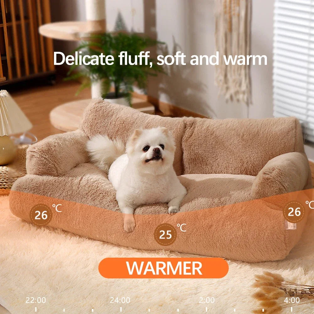 Cat Bed Sofa Winter Warm Foam