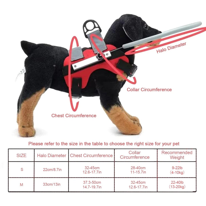 Blind Dog Harness Guiding Device